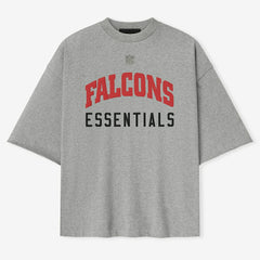 Atlanta Falcons Fear of God x NFL Unisex 3/4-Sleeve T-Shirt Heather Gray | NFL
