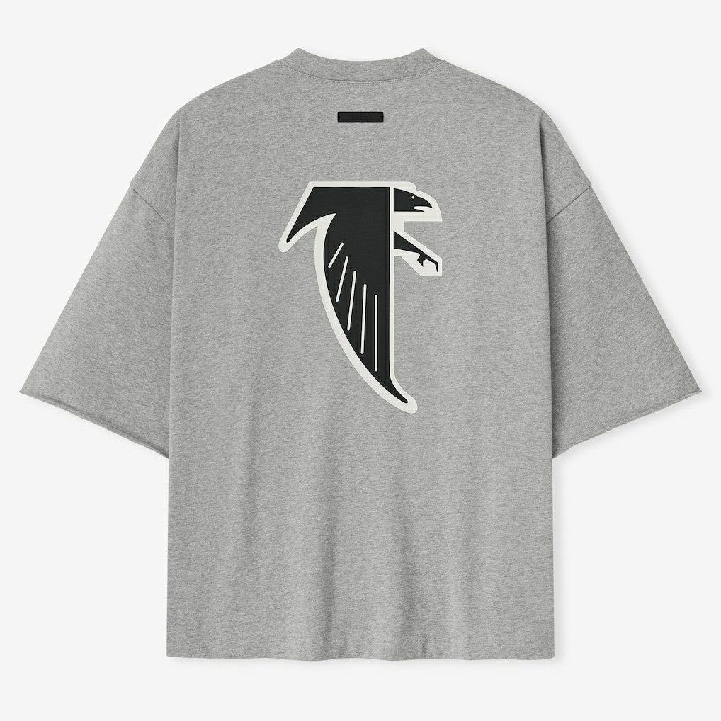 Atlanta Falcons Fear of God x NFL Unisex 3/4-Sleeve T-Shirt Heather Gray | NFL