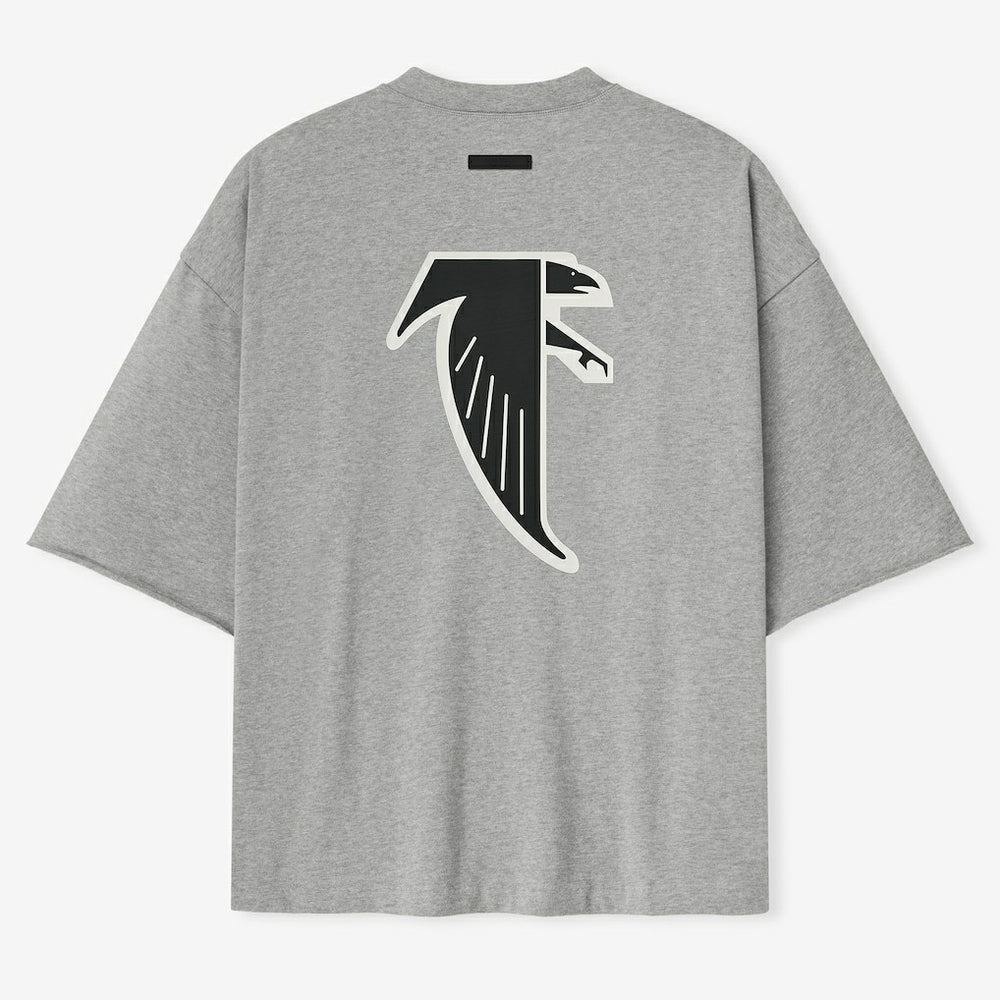 Atlanta Falcons Fear of God x NFL Unisex 3/4-Sleeve T-Shirt Heather Gray | NFL