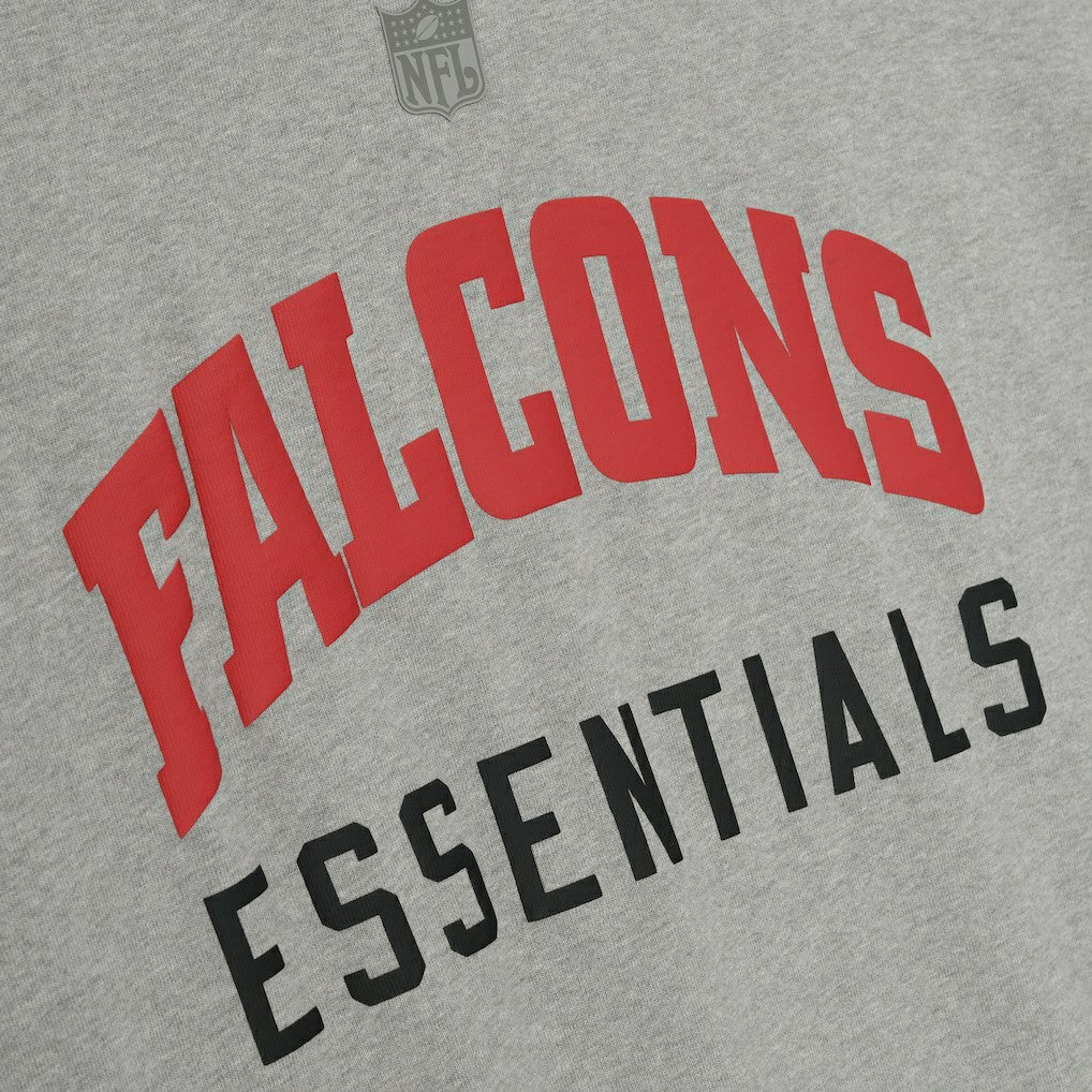 Atlanta Falcons Fear of God x NFL Unisex 3/4-Sleeve T-Shirt Heather Gray | NFL