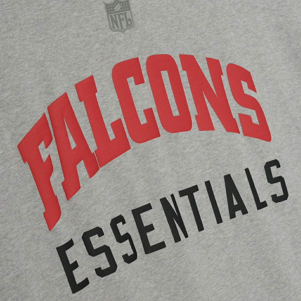 Atlanta Falcons Fear of God x NFL Unisex 3/4-Sleeve T-Shirt Heather Gray | NFL
