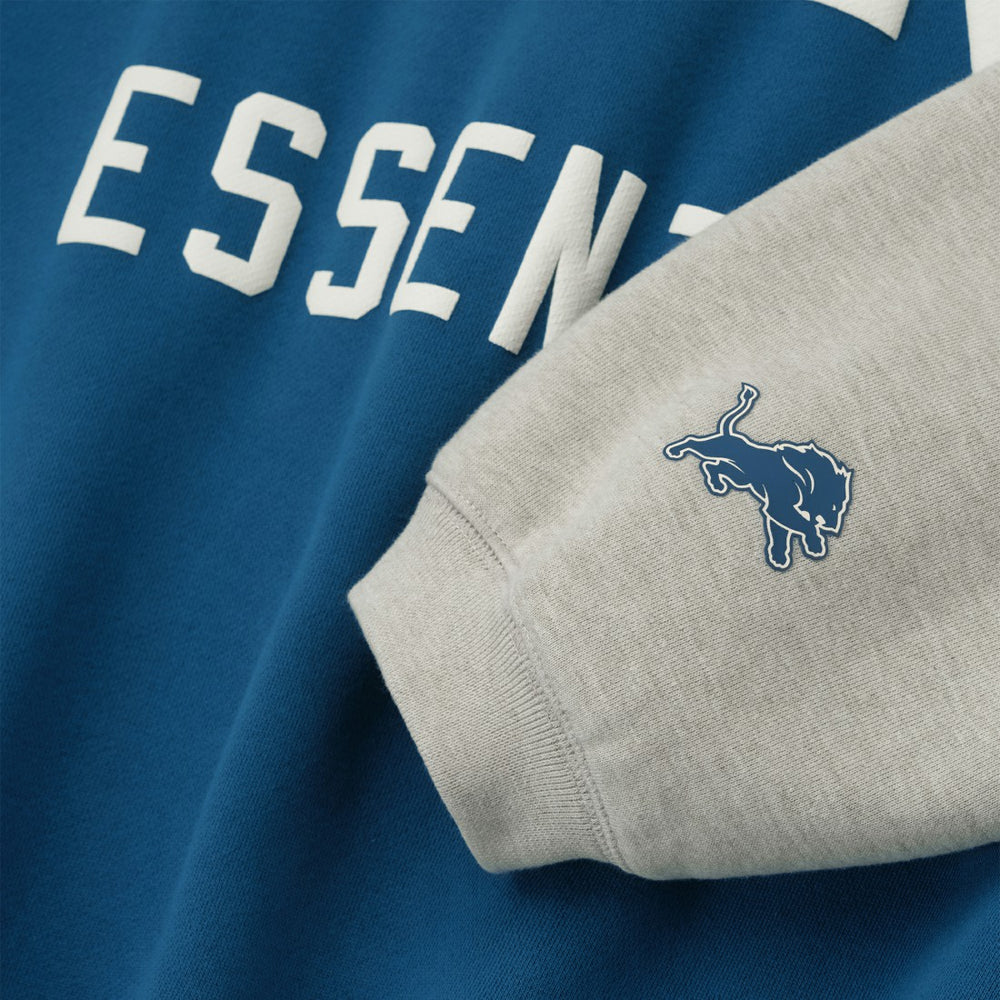 Detroit Lions Fear of God x NFL Unisex Sport Hoodie Blue/Heather Gray | NFL