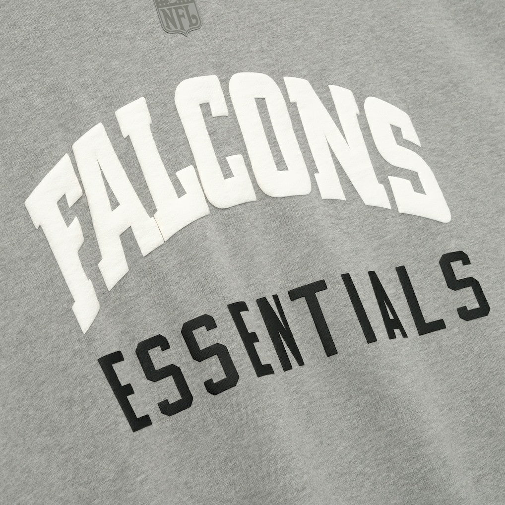 Atlanta Falcons Fear of God x NFL Unisex Sport Hoodie Heather Gray/Red | NFL