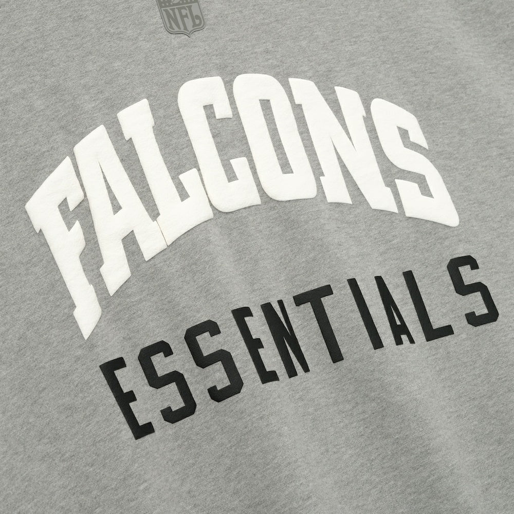 Atlanta Falcons Fear of God x NFL Unisex Sport Hoodie Heather Gray/Red | NFL