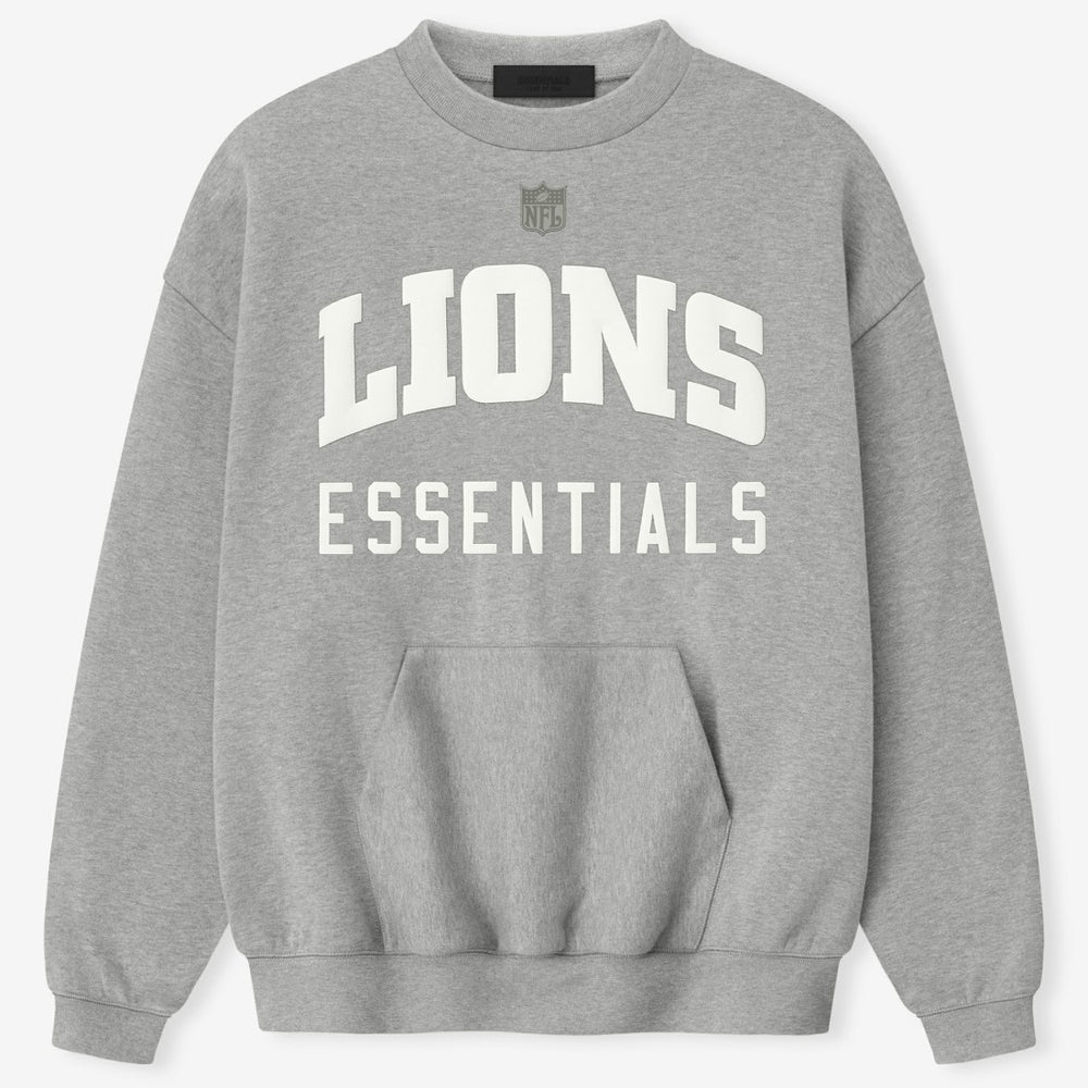 Detroit Lions Fear of God x NFL Unisex Sport Sweatshirt Heather Gray | NFL