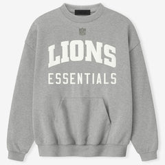 Detroit Lions Fear of God x NFL Unisex Sport Sweatshirt Heather Gray | NFL