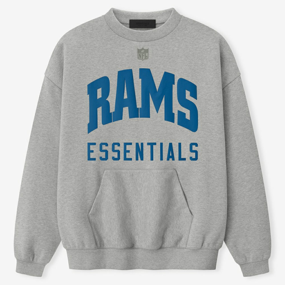 Los Angeles Rams Fear of God x NFL Unisex Sport Sweatshirt Heather Gray | NFL