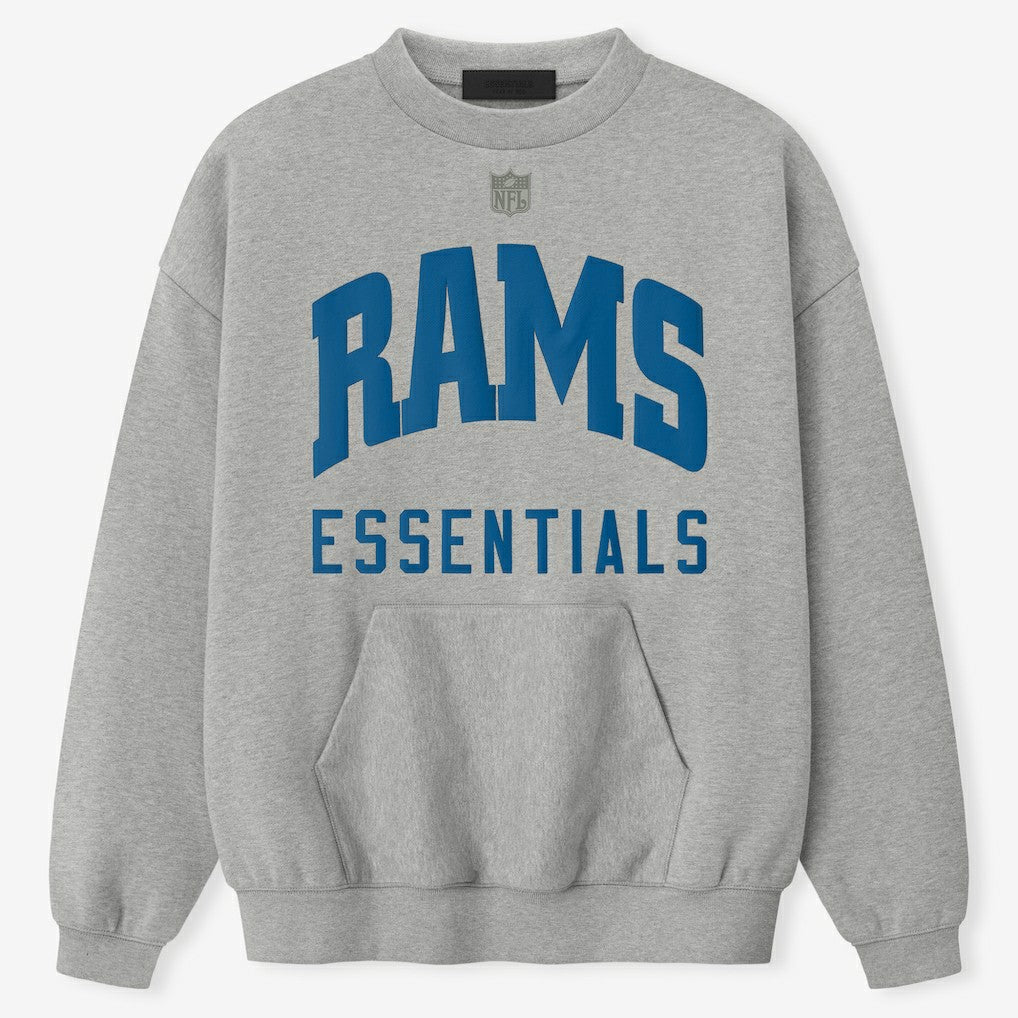 Los Angeles Rams Fear of God x NFL Unisex Sport Sweatshirt Heather Gray | NFL