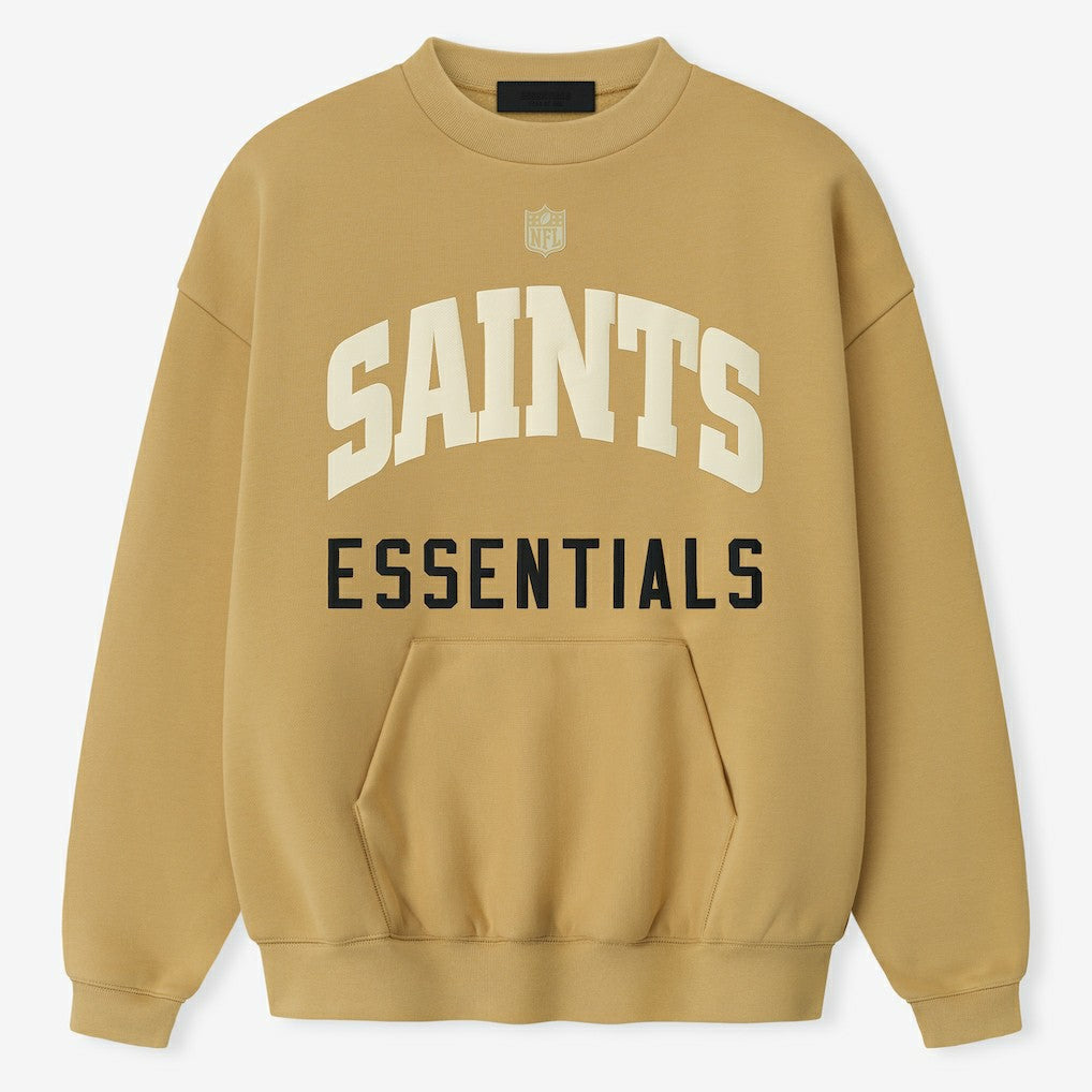 New Orleans Saints Fear of God x NFL Unisex Sport Sweatshirt Gold | NFL