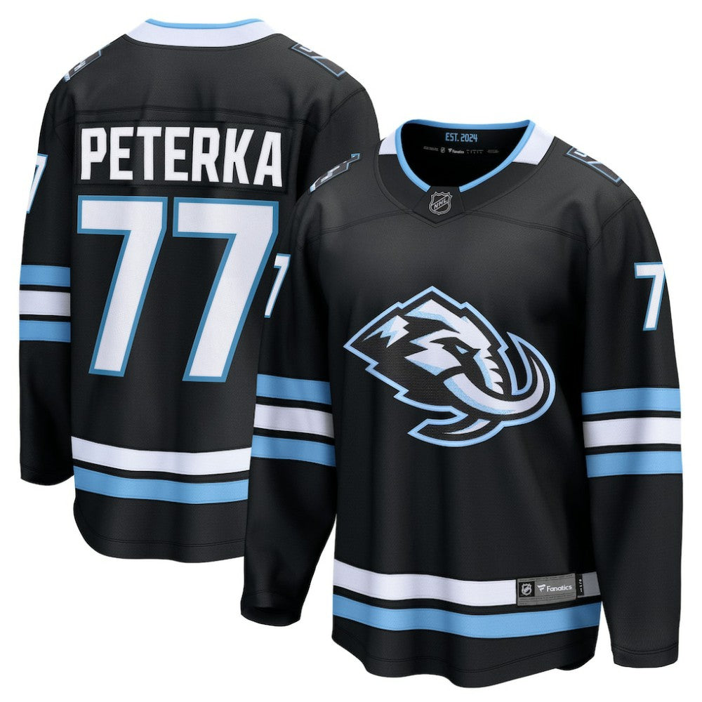 JJ Peterka Utah Mammoth Fanatics Home Breakaway Jersey - Black - NHL