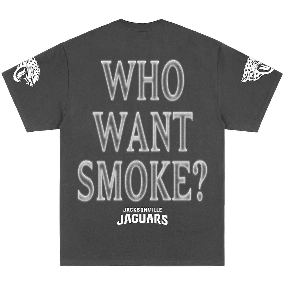 Jacksonville Jaguars Nardo Wick Unisex Teal Smoke T-Shirt Black | NFL
