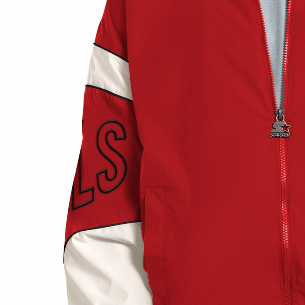 Chicago Bulls Starter The Gust Full-Zip Hooded Jacket Red - NBA