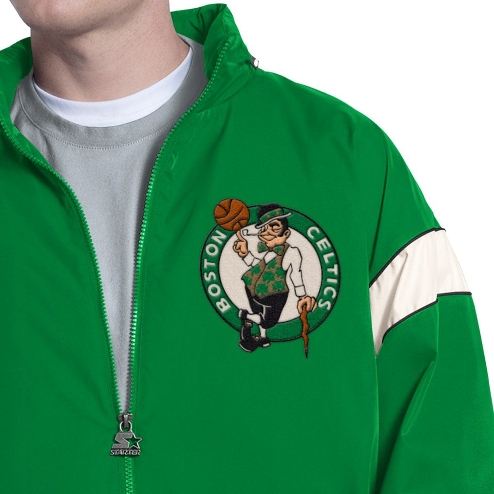 Boston Celtics Starter The Gust Full-Zip Hooded Jacket Green - NBA