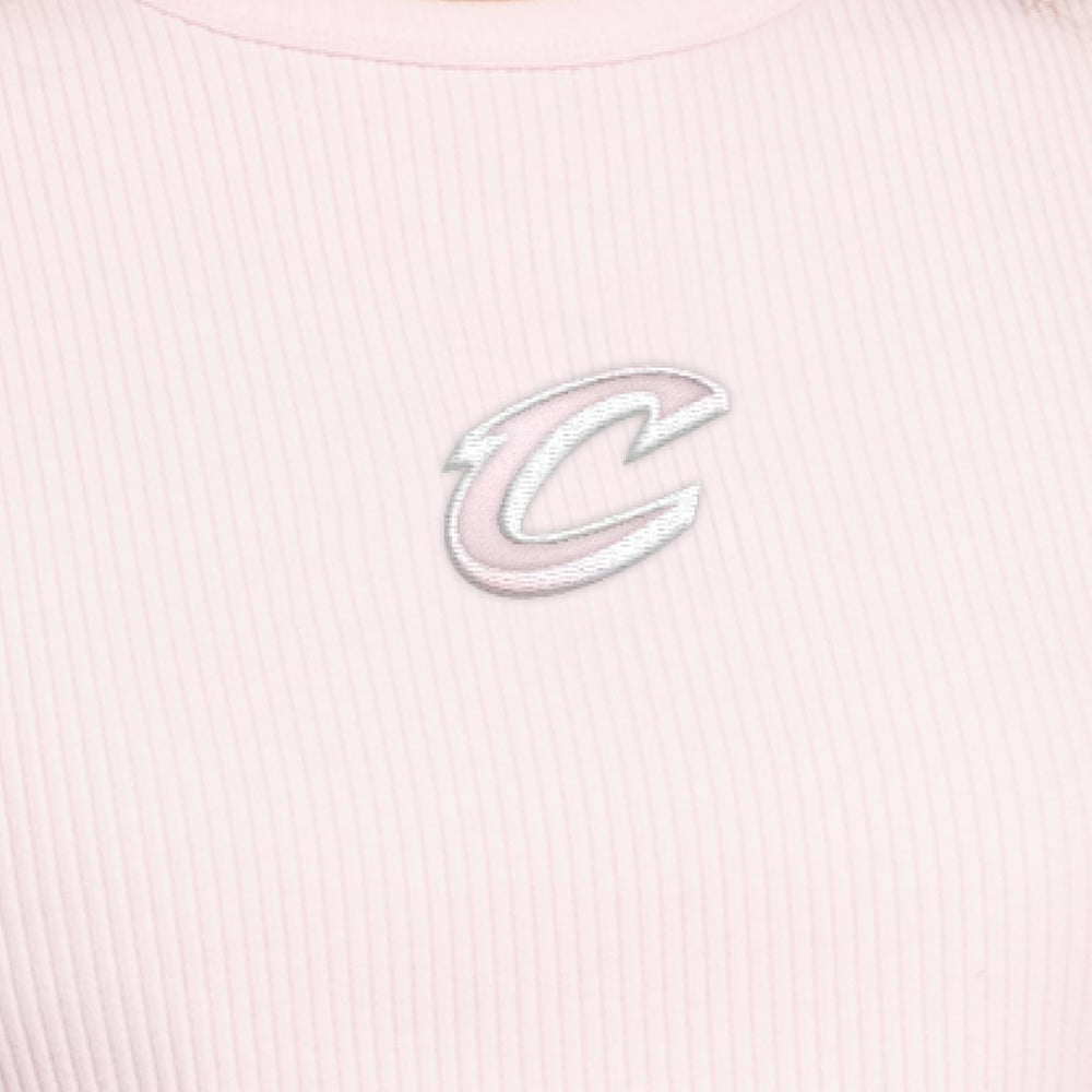 Cleveland Cavaliers Starter Women's Pastel Ribbed Tank Top Pink - NBA