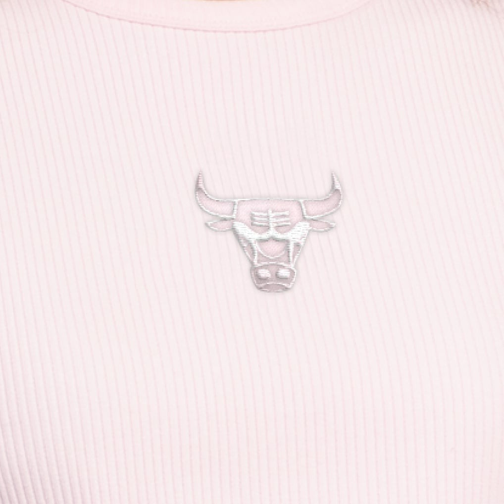 Chicago Bulls Starter Women's Pastel Ribbed Tank Top Pink - NBA