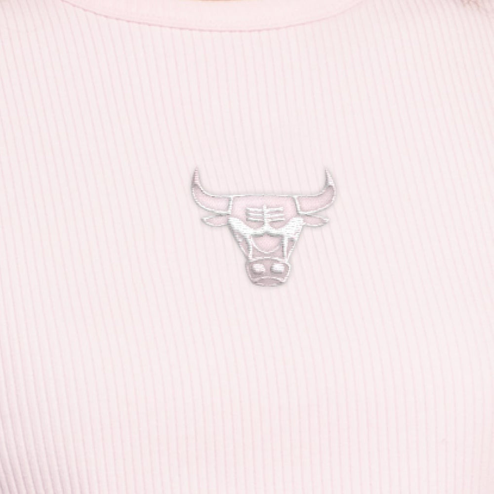 Chicago Bulls Starter Women's Pastel Ribbed Tank Top Pink - NBA