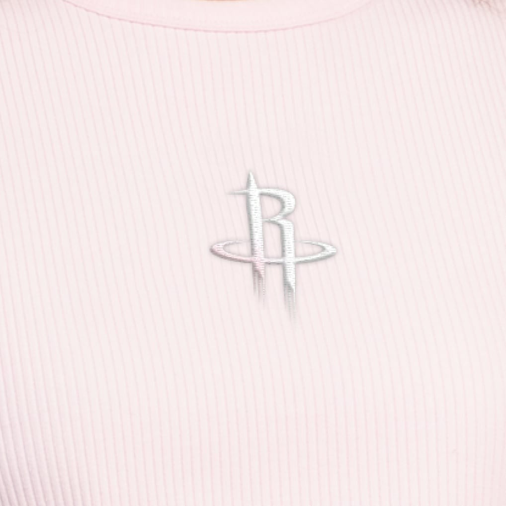 Houston Rockets Starter Women's Pastel Ribbed Tank Top Pink - NBA