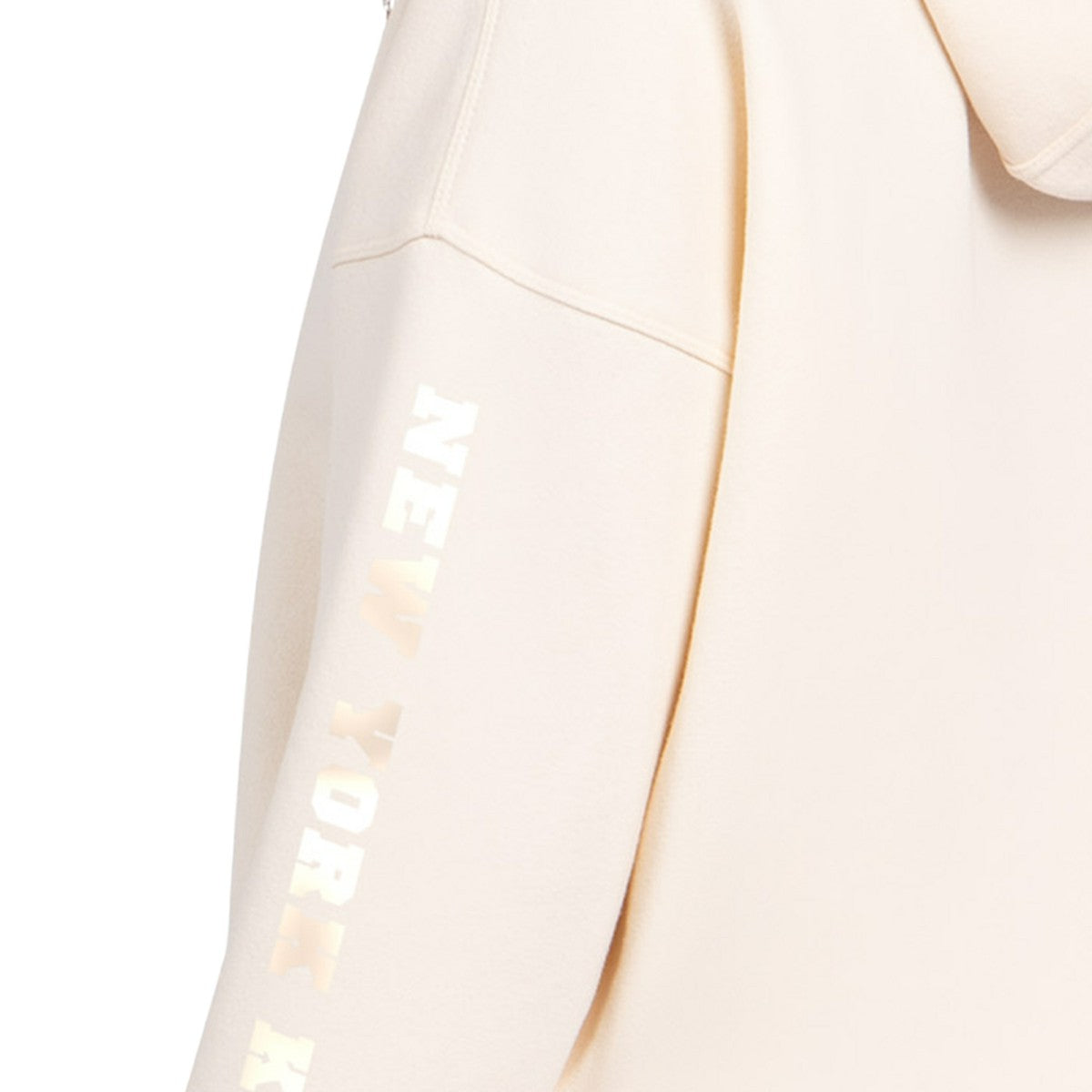 New York Knicks Starter Women's Pastel Relaxed Hoodie Cream - NBA