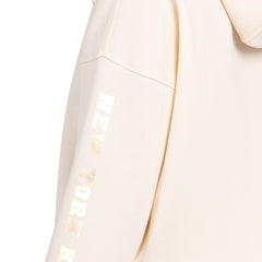 New York Knicks Starter Women's Pastel Relaxed Hoodie Cream - NBA