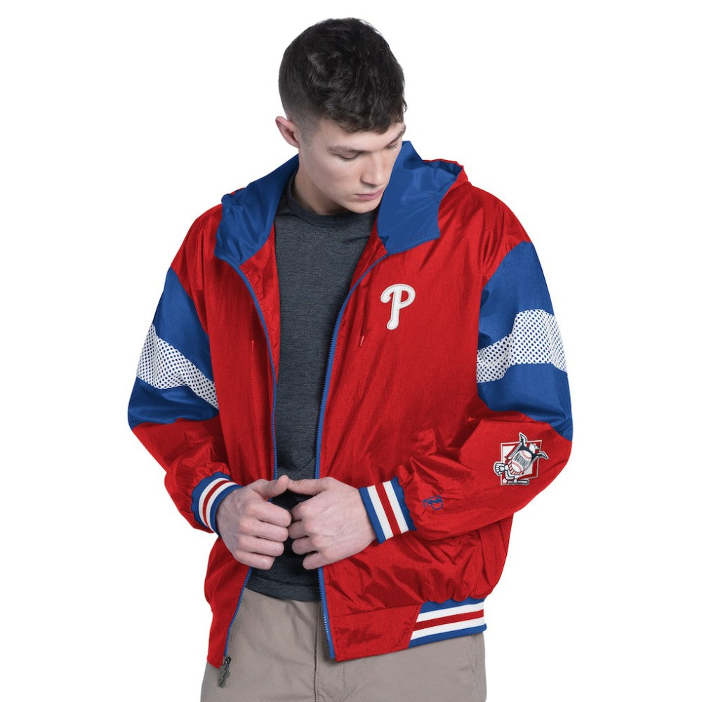 Philadelphia Phillies Pro Player Legacy Lightweight Full-Zip Hooded Jacket - MLB