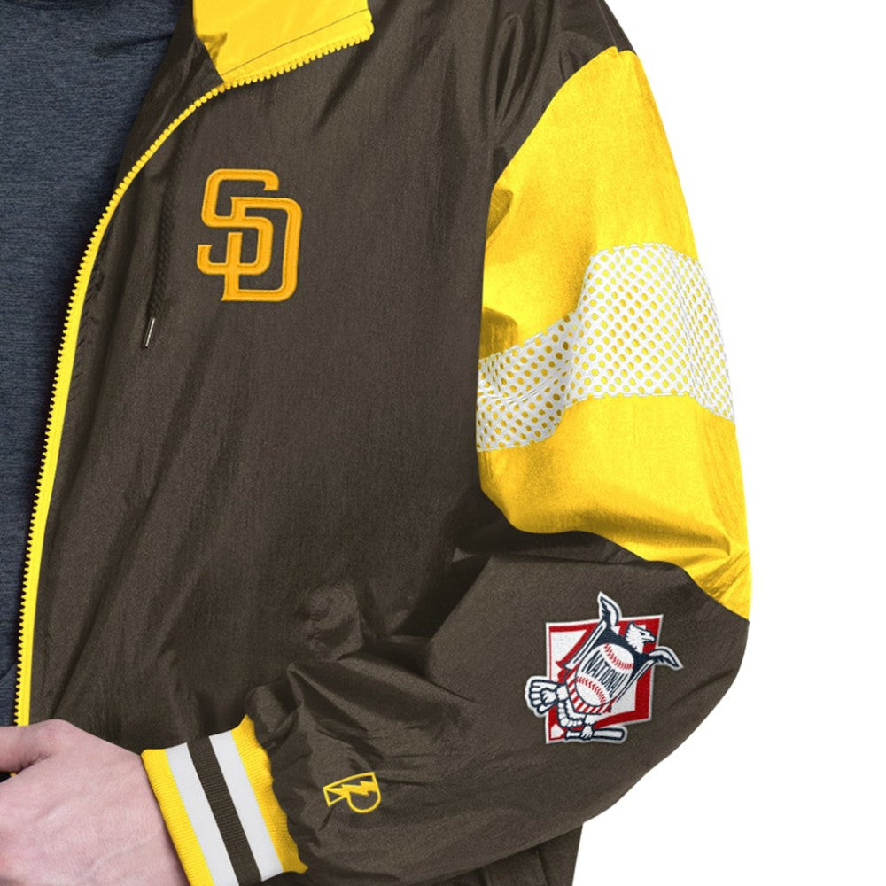San Diego Padres Pro Player Legacy Lightweight Full-Zip Hooded Jacket - MLB