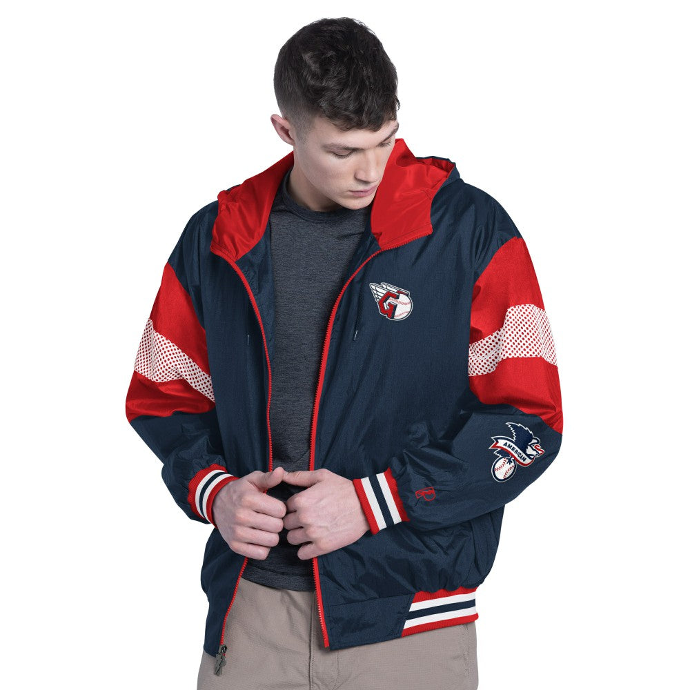 Cleveland Guardians Pro Player Legacy Lightweight Full-Zip Hooded Jacket - MLB