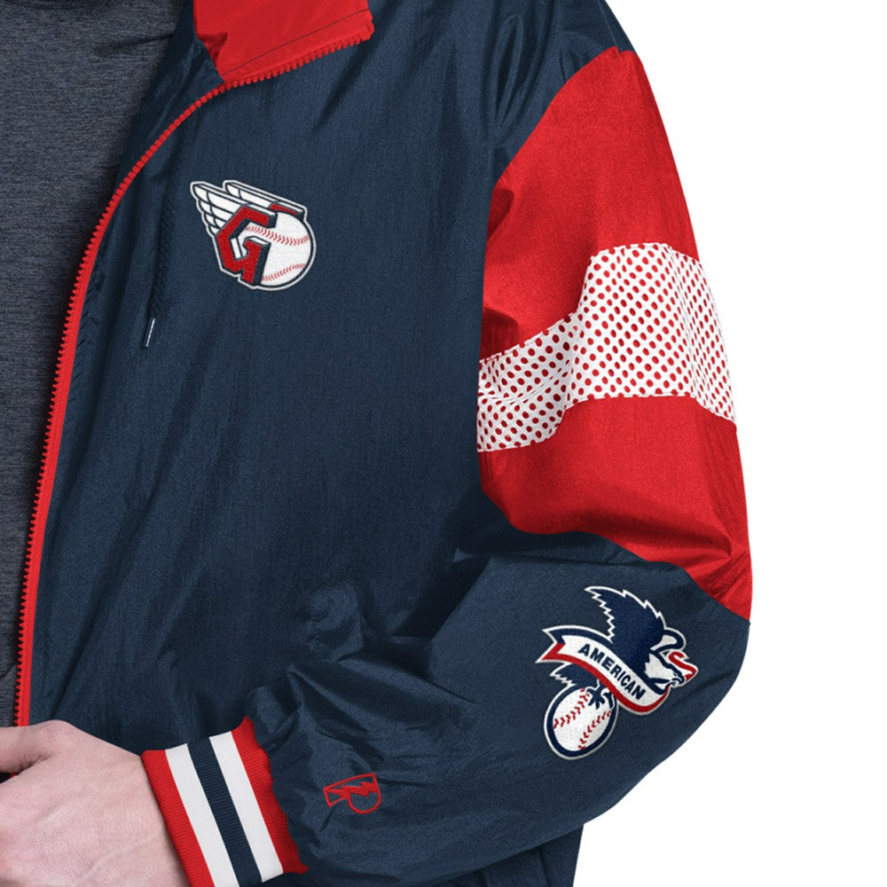 Cleveland Guardians Pro Player Legacy Lightweight Full-Zip Hooded Jacket - MLB