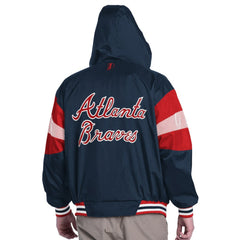 Atlanta Braves Pro Player Legacy Lightweight Full-Zip Hooded Jacket - MLB