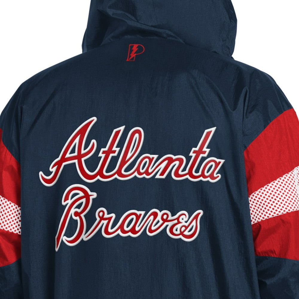 Atlanta Braves Pro Player Legacy Lightweight Full-Zip Hooded Jacket - MLB