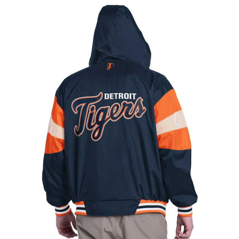 Detroit Tigers Pro Player Legacy Lightweight Full-Zip Hooded Jacket - MLB