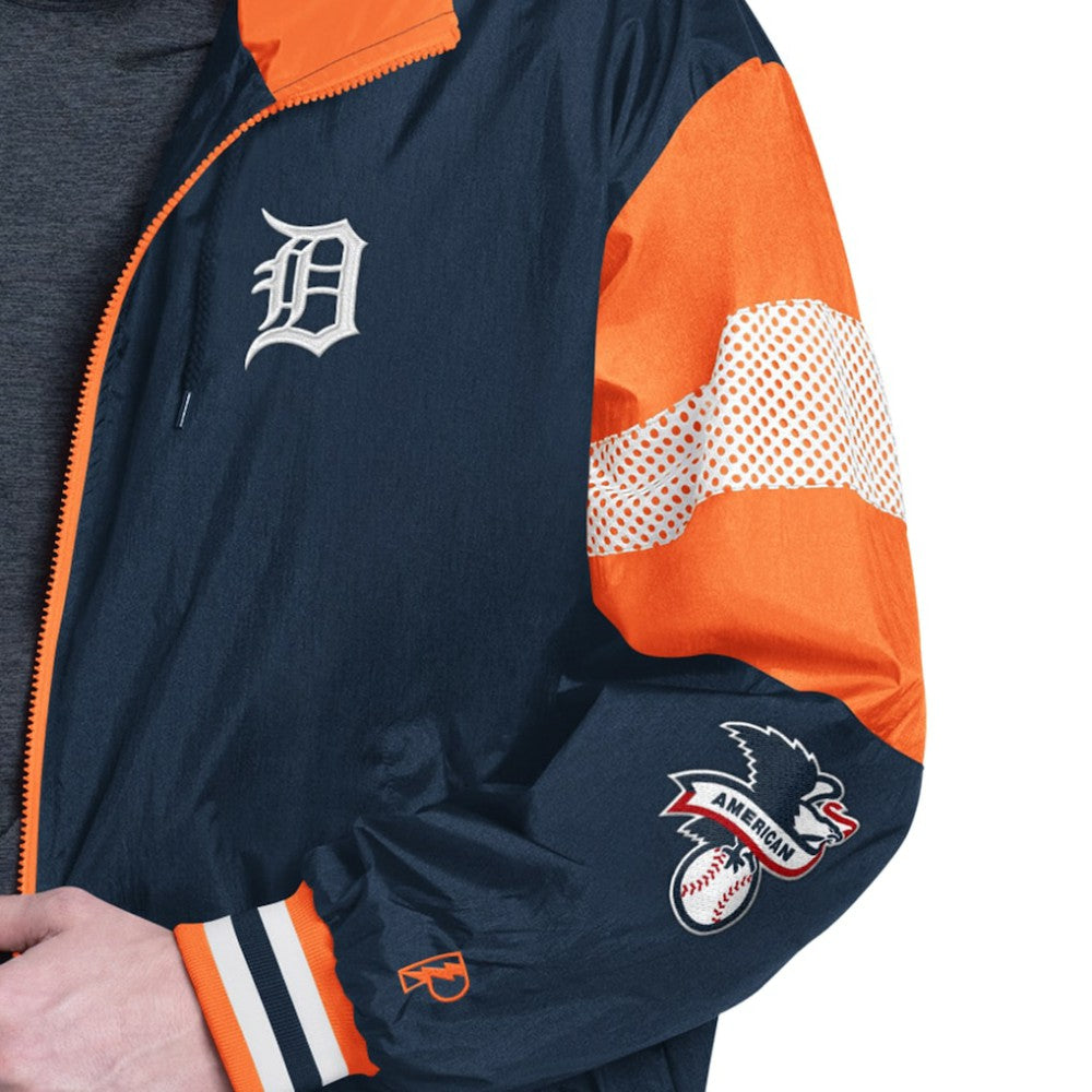 Detroit Tigers Pro Player Legacy Lightweight Full-Zip Hooded Jacket - MLB