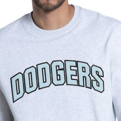 Los Angeles Dodgers Starter Face of Ice Blue French Terry Sweatshirt - MLB