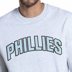 Philadelphia Phillies Starter Face of Ice Blue French Terry Sweatshirt - MLB