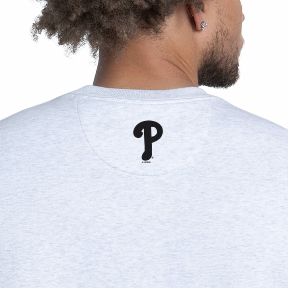 Philadelphia Phillies Starter Face of Ice Blue French Terry Sweatshirt - MLB