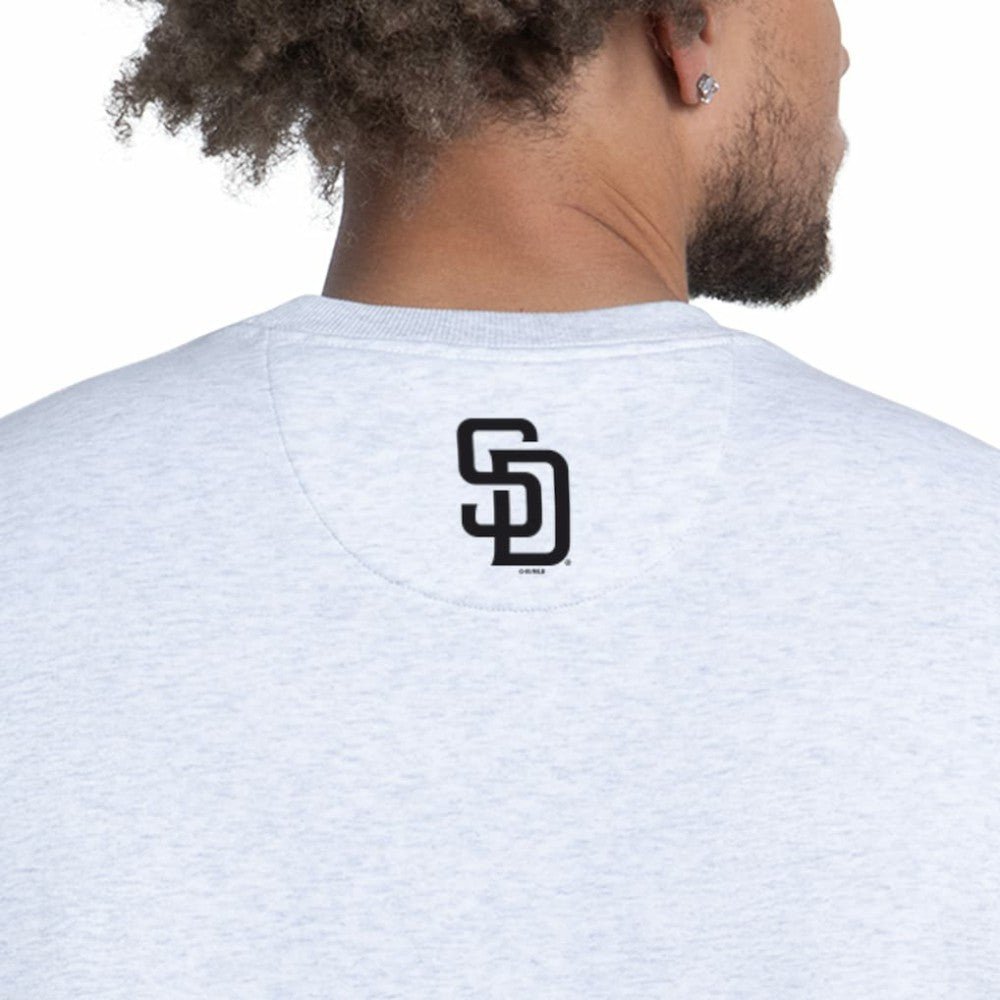 San Diego Padres Starter Face of Ice Blue French Terry Sweatshirt - MLB