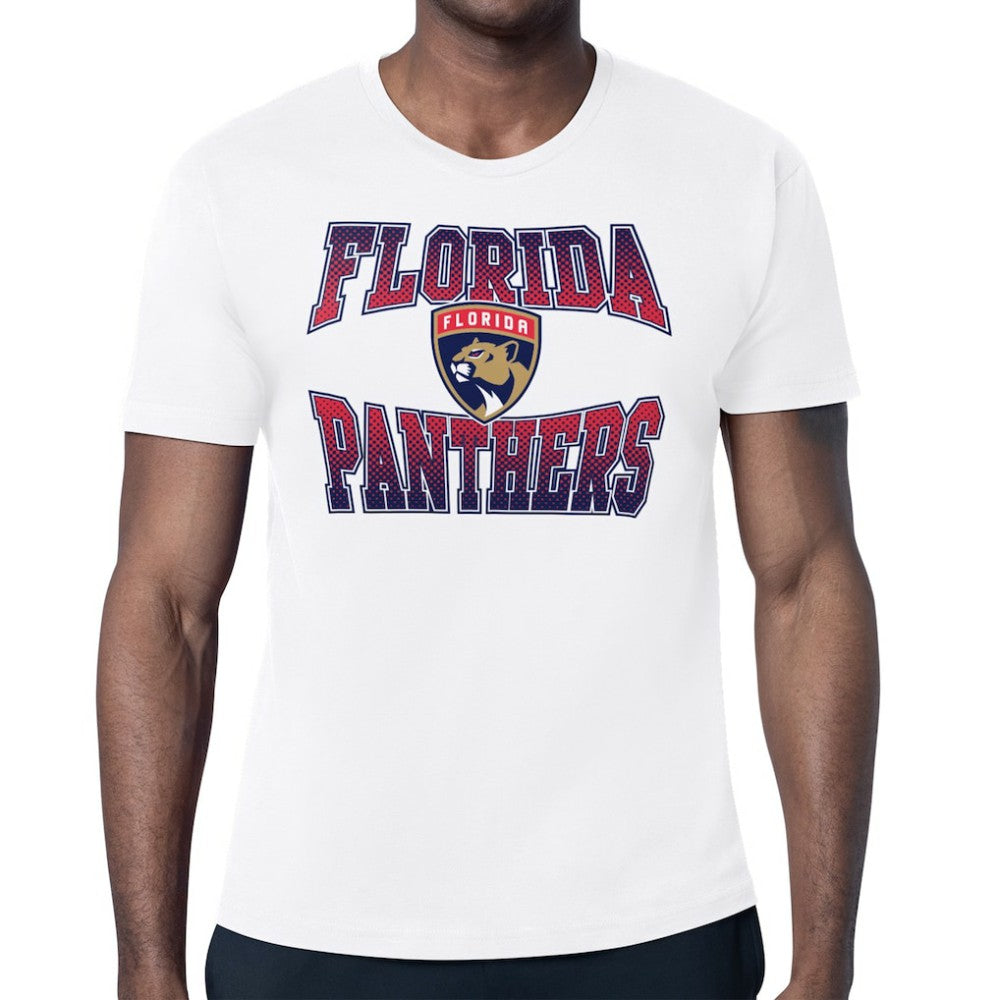 Florida Panthers Starter Comic Style Team Graphic T-Shirt - White - NHL