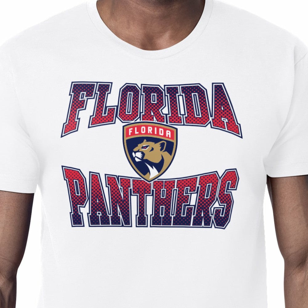 Florida Panthers Starter Comic Style Team Graphic T-Shirt - White - NHL