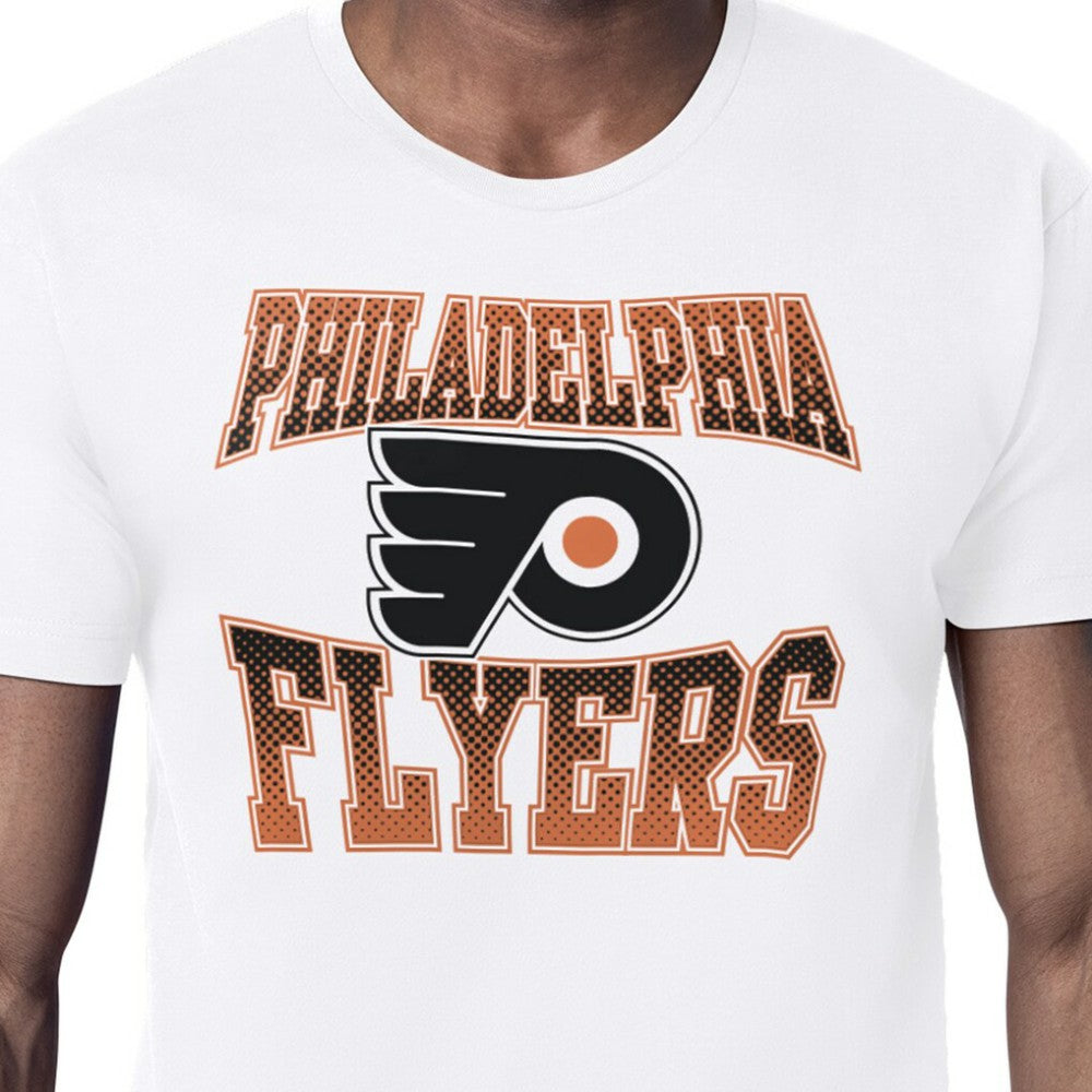 Philadelphia Flyers Starter Comic Style Team Graphic T-Shirt - White - NHL