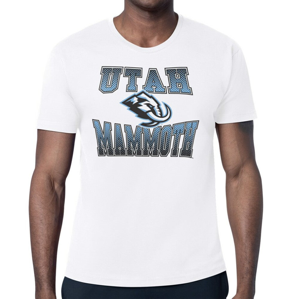 Utah Mammoth Starter Comic Style Team Graphic T-Shirt - White - NHL