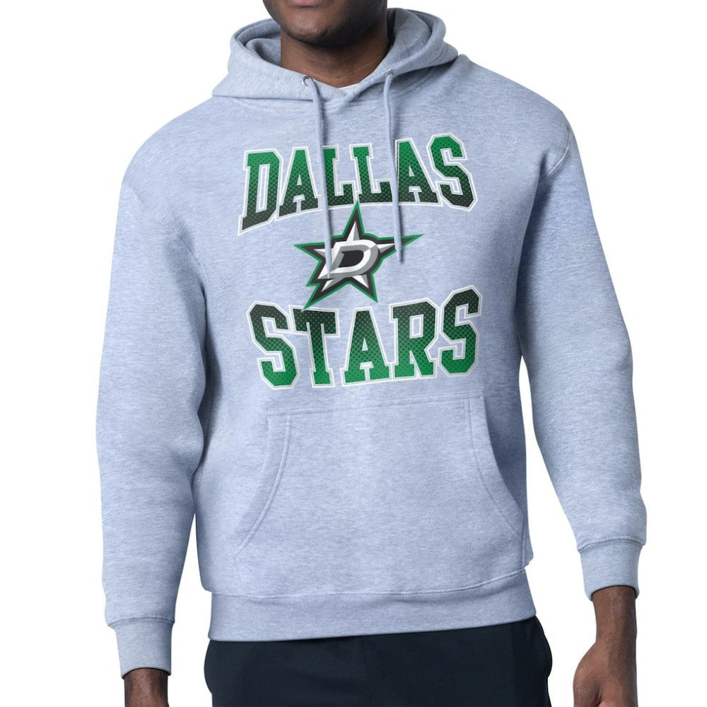 Dallas Stars Starter Comic Style Team Graphic Hoodie - Gray - NHL