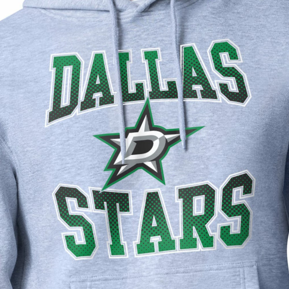 Dallas Stars Starter Comic Style Team Graphic Hoodie - Gray - NHL