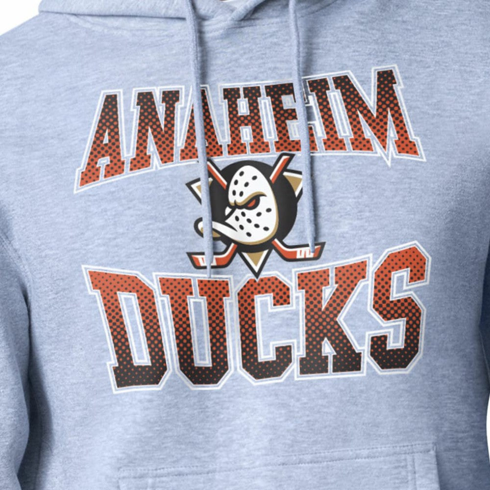 Anaheim Ducks Starter Comic Style Team Graphic Hoodie - Gray - NHL