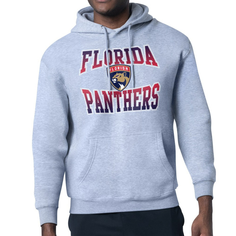 Florida Panthers Starter Comic Style Team Graphic Hoodie - Gray - NHL
