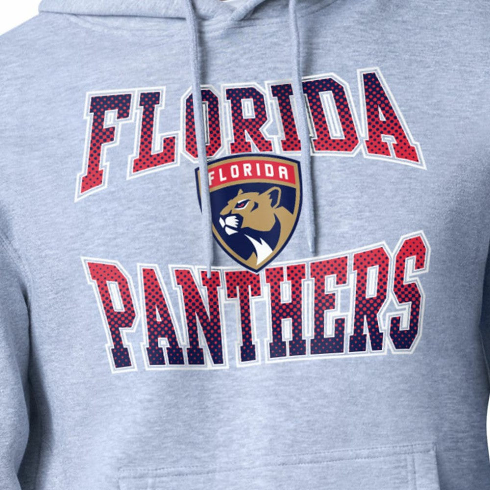 Florida Panthers Starter Comic Style Team Graphic Hoodie - Gray - NHL