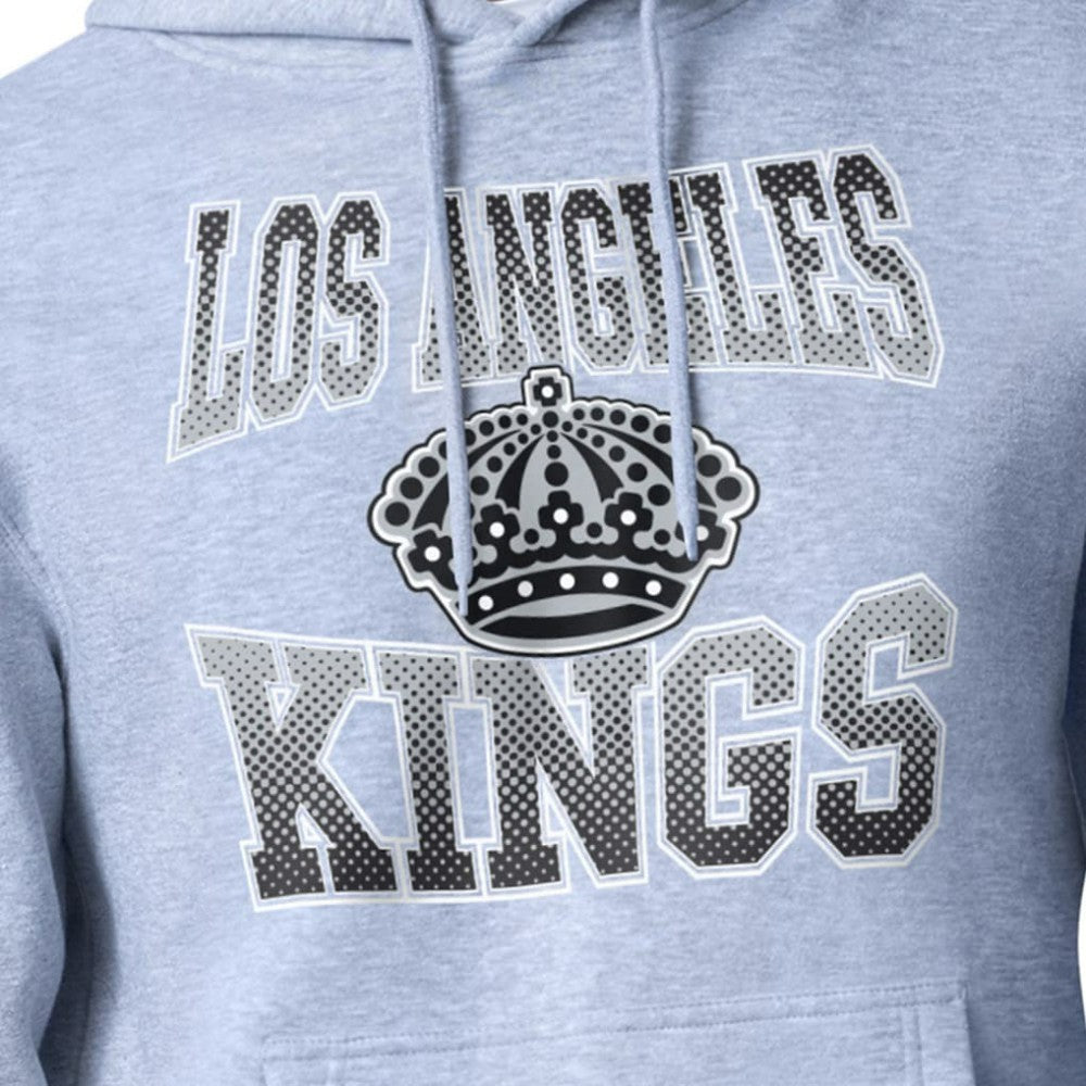 Los Angeles Kings Starter Comic Style Team Graphic Hoodie - Gray - NHL