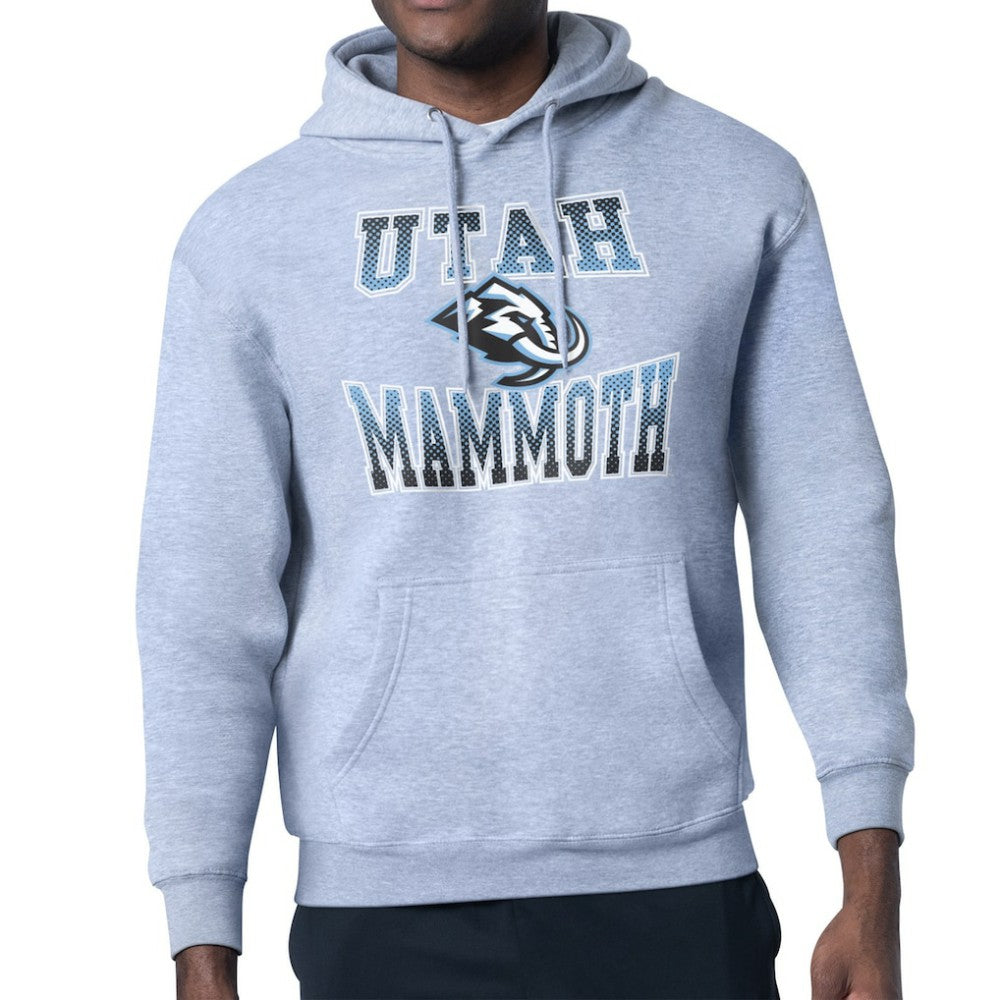 Utah Mammoth Starter Comic Style Team Graphic Hoodie - Gray - NHL