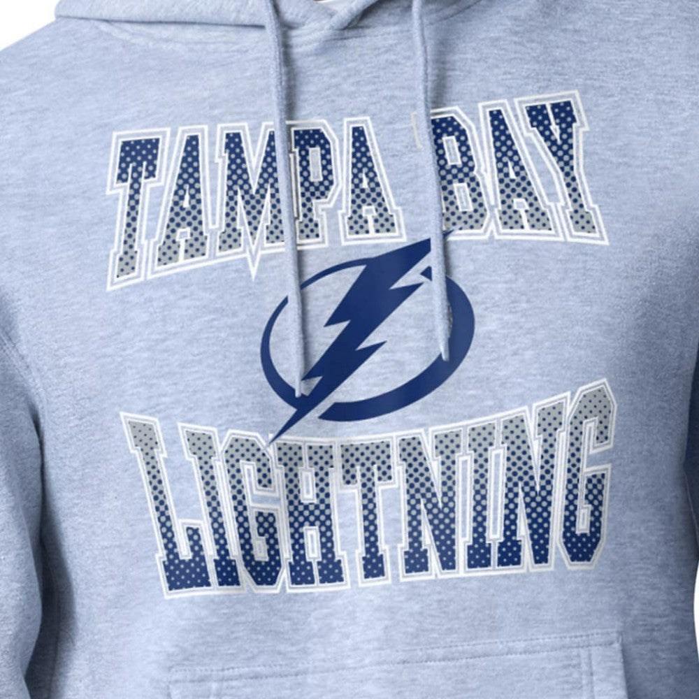 Tampa Bay Lightning Starter Comic Style Team Graphic Hoodie - Gray - NHL