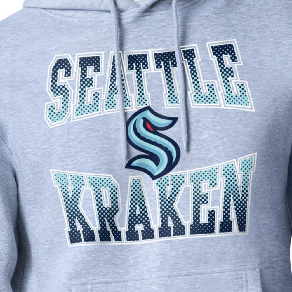 Seattle Kraken Starter Comic Style Team Graphic Hoodie - Gray - NHL