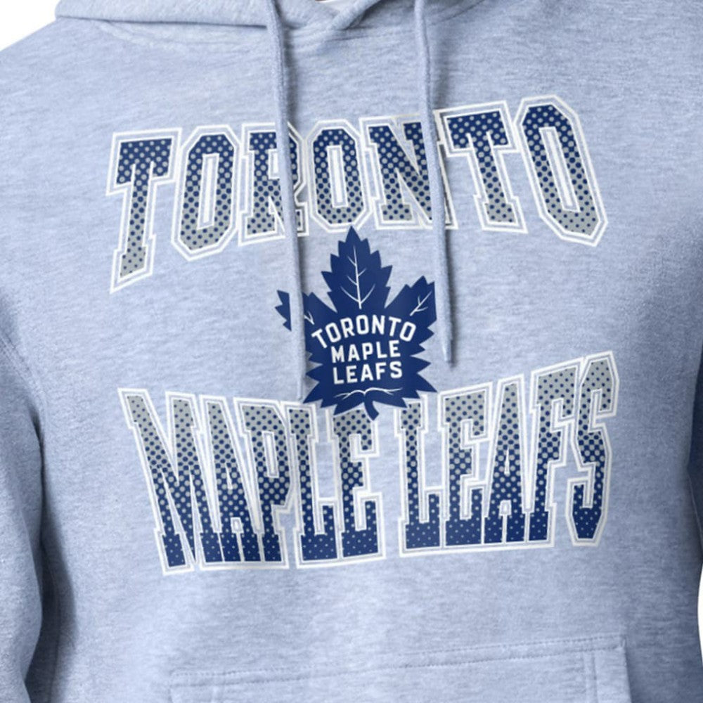 Toronto Maple Leafs Starter Comic Style Team Graphic Hoodie - Gray - NHL