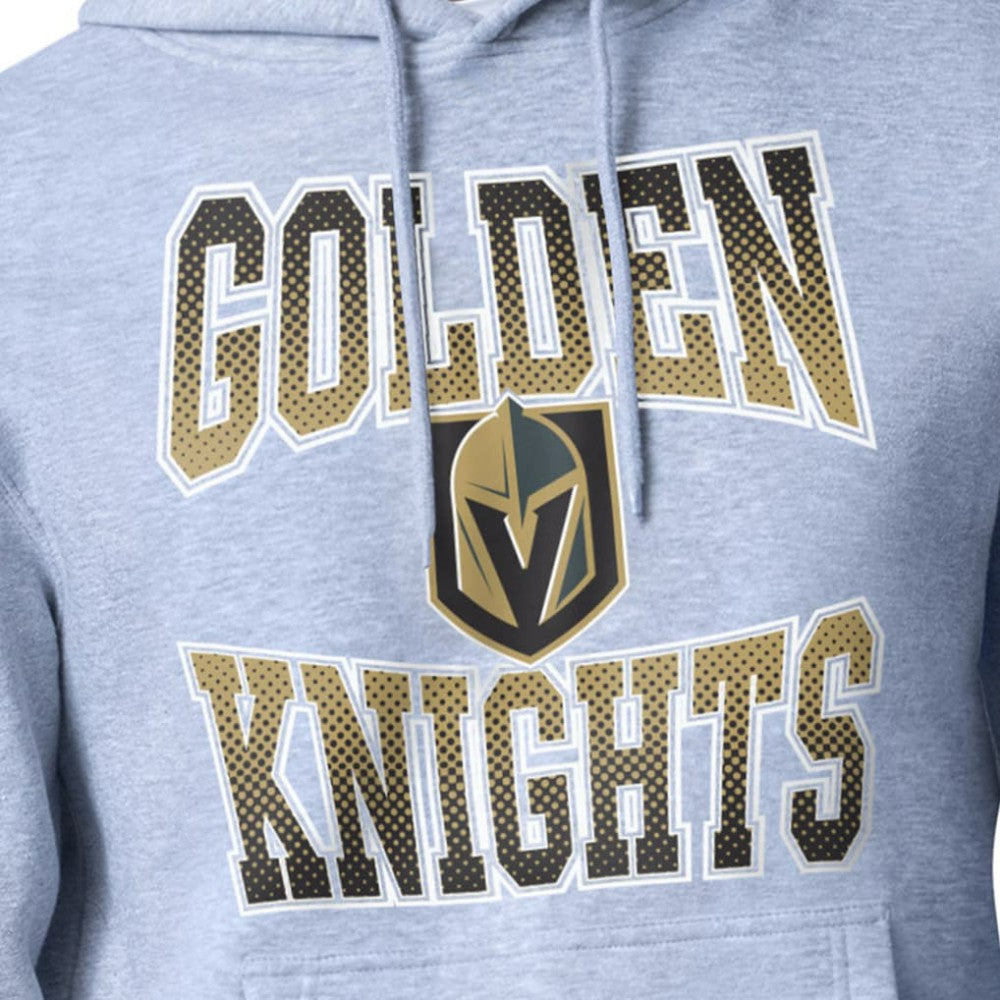 Vegas Golden Knights Starter Comic Style Team Graphic Hoodie - Gray - NHL